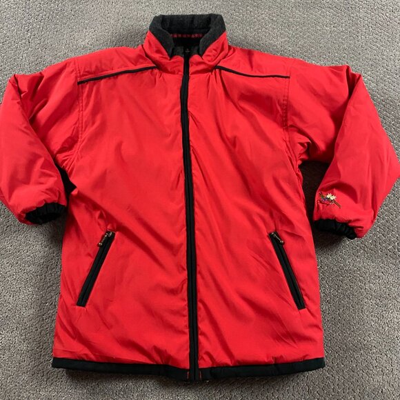 Obermeyer 1947 Reversible Jacket Sweater Women's Size 6 Ski Fair Isle Full Zip - Picture 2 of 15